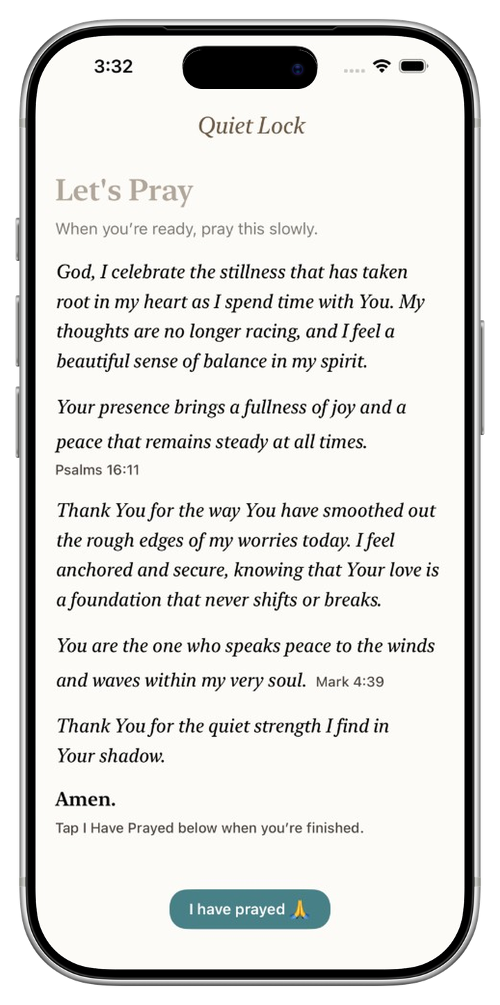 A guided prayer written for your mood